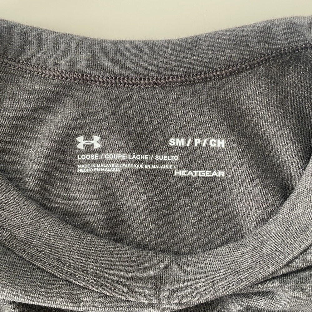 Under Armour Workout Muscle Tank (Dark Grey, S) - Picture 2 of 2